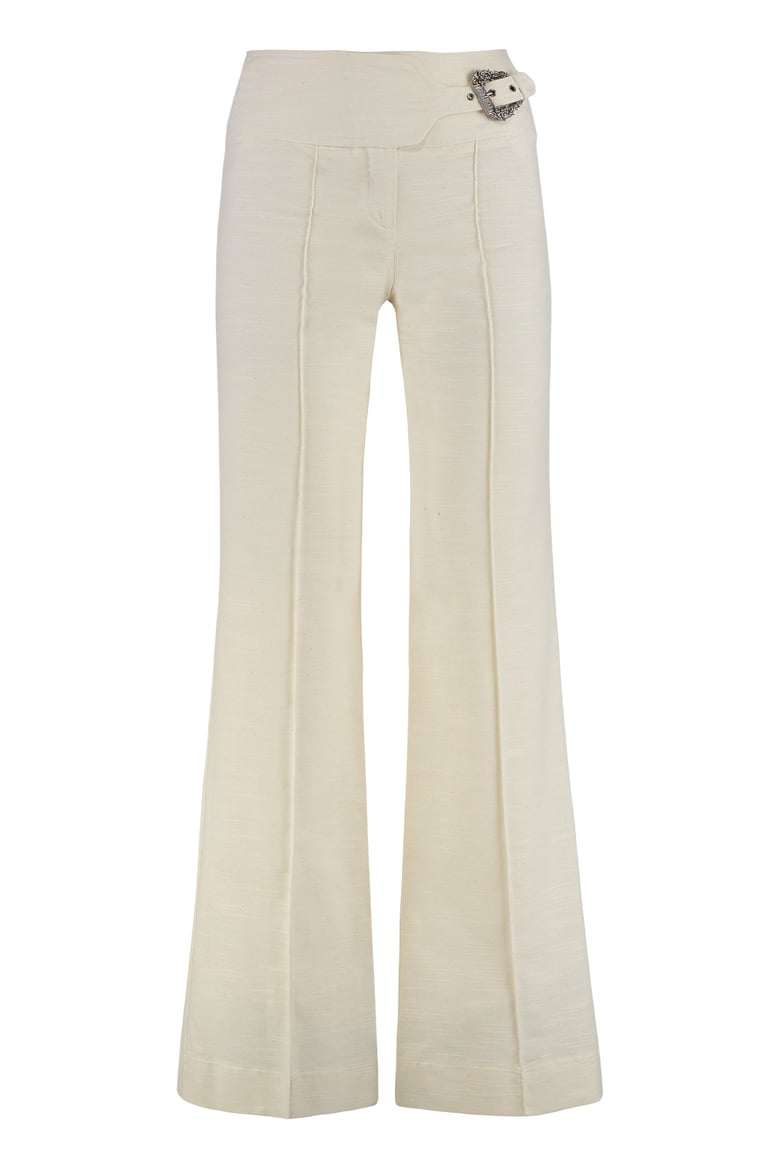straight-leg cotton trousers by Selfnex
