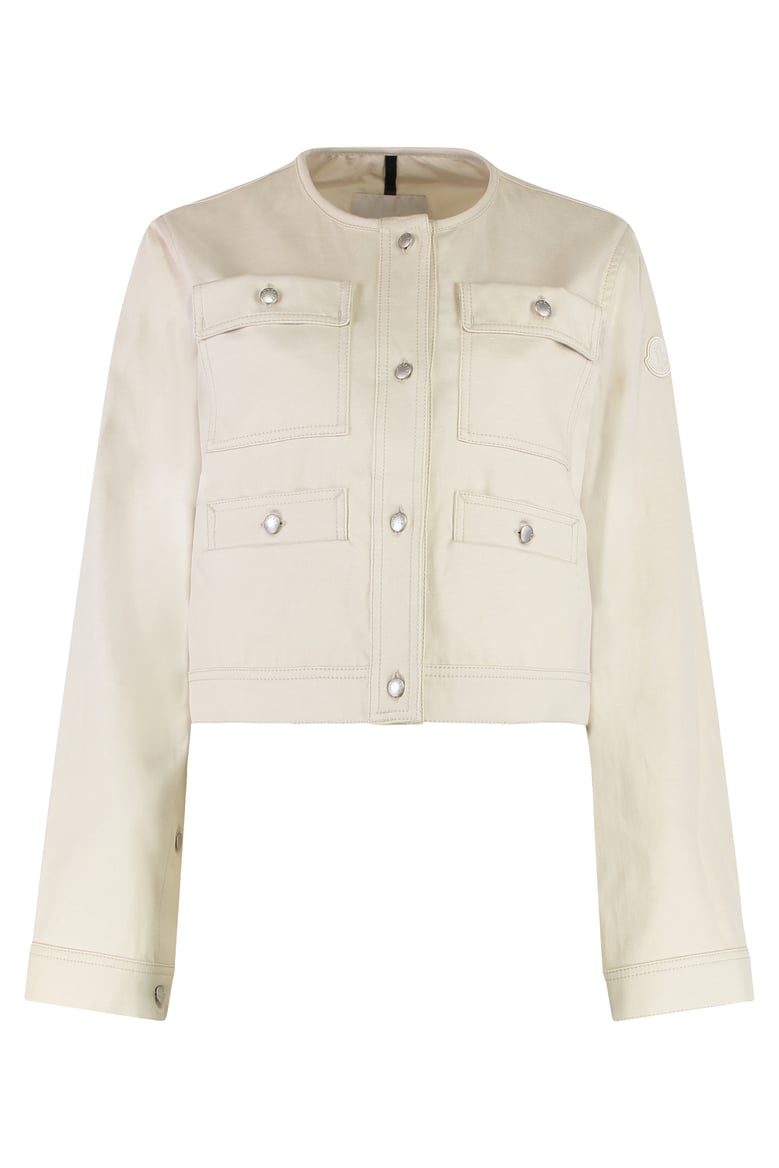 chatel cotton-linen blend jacket by Selfnex