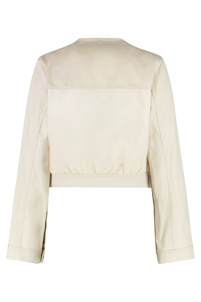 chatel cotton-linen blend jacket by Selfnex