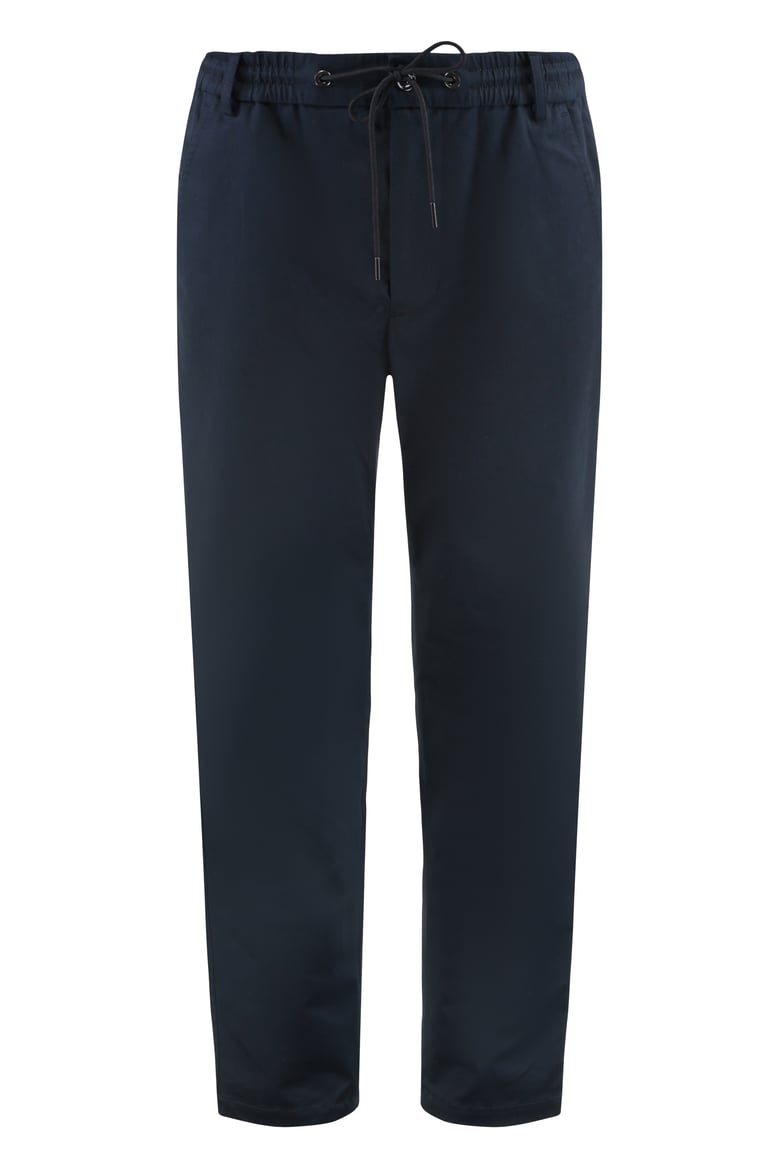blue cotton trousers by Selfnex