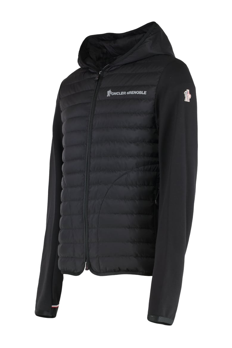 cardigan with padded front panel by Selfnex