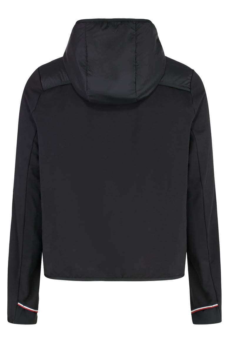 cardigan with padded front panel by Selfnex