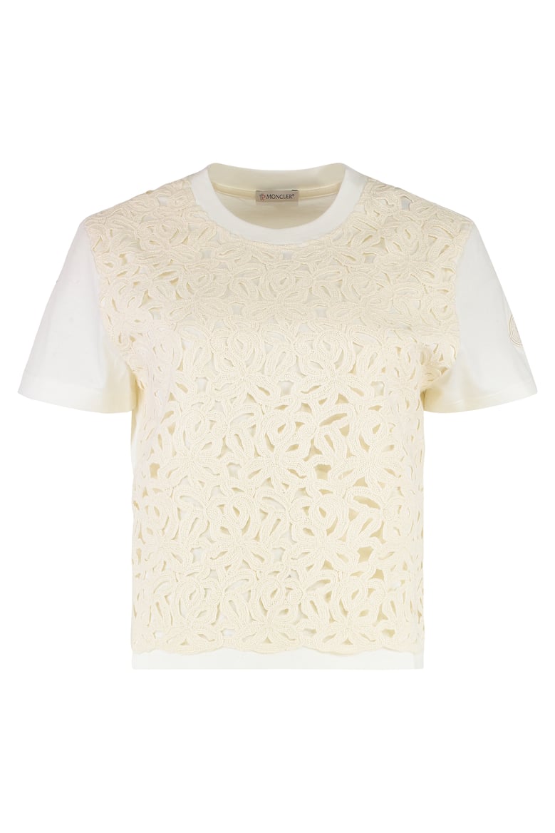 moncler cotton crew-neck t-shirt by Selfnex