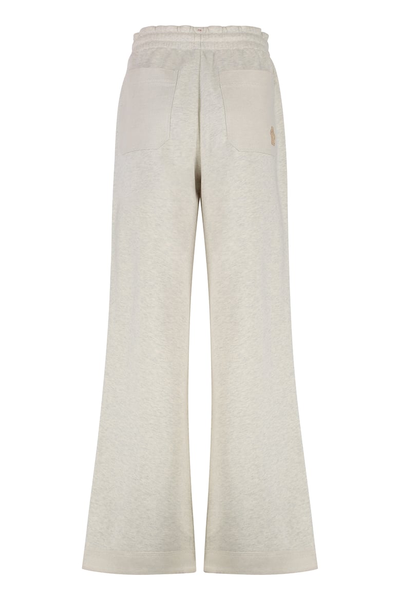 gray cotton track pants by Selfnex