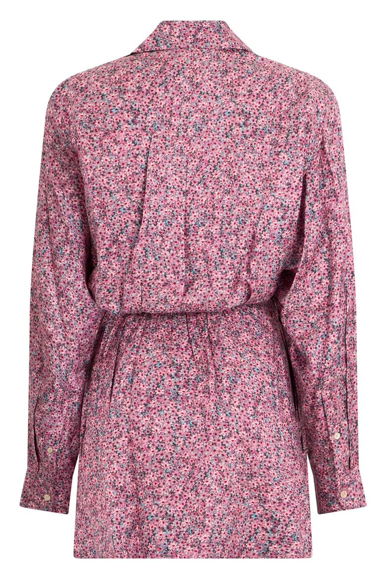 blouse floral pink by Selfnex