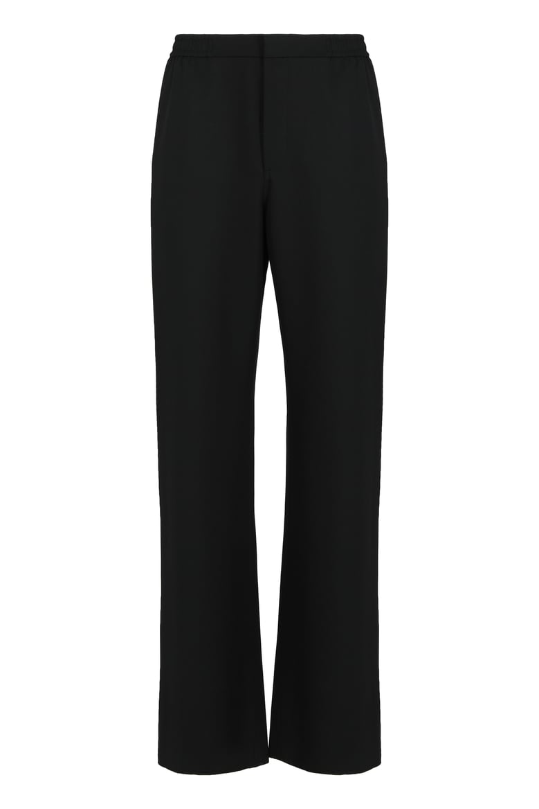 wool trousers with high waist by Selfnex
