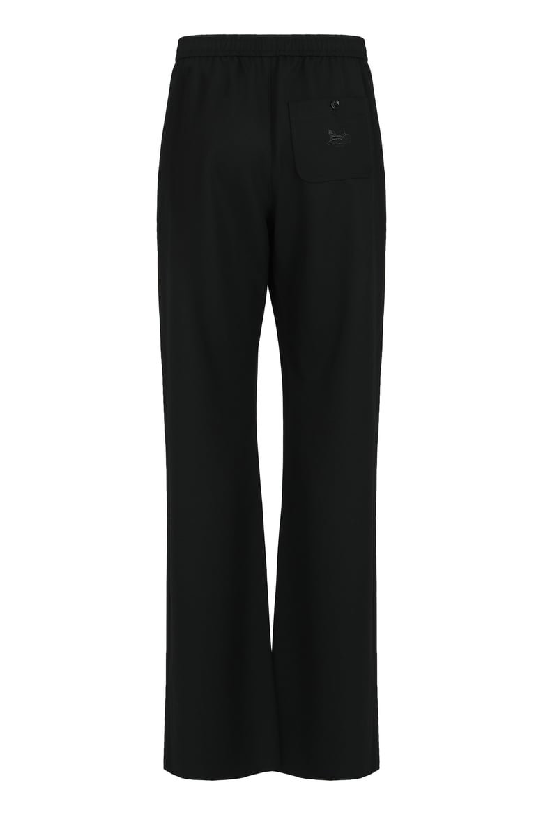 wool trousers with high waist by Selfnex