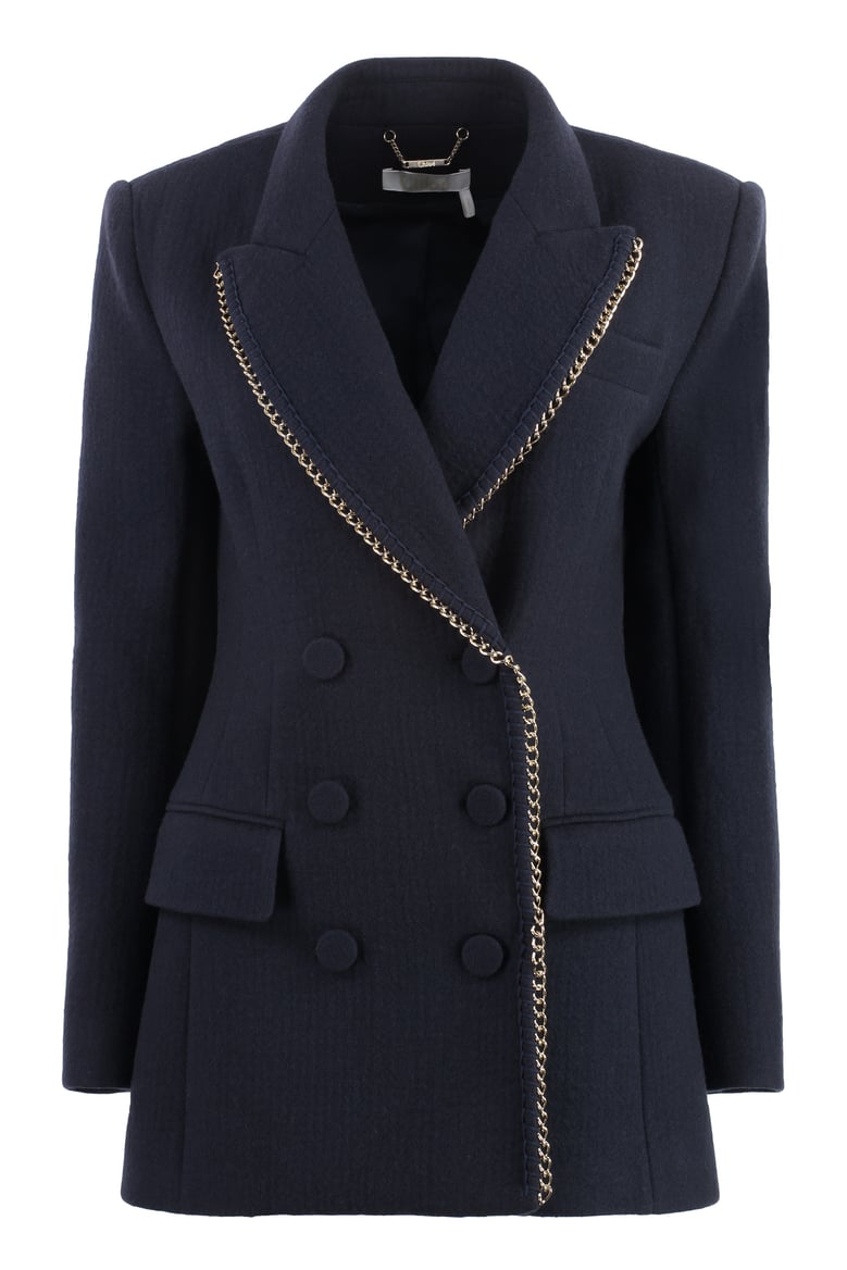 double-breasted virgin wool jacket by Selfnex