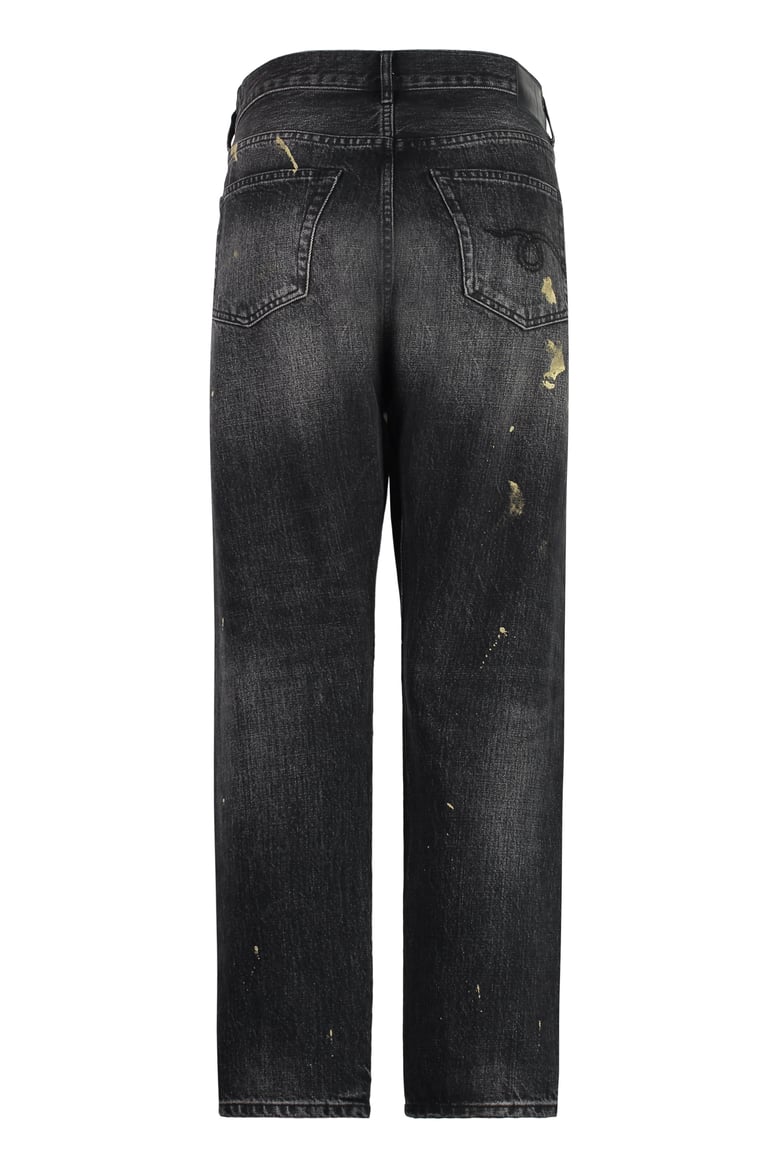 straight-leg jeans black by Selfnex