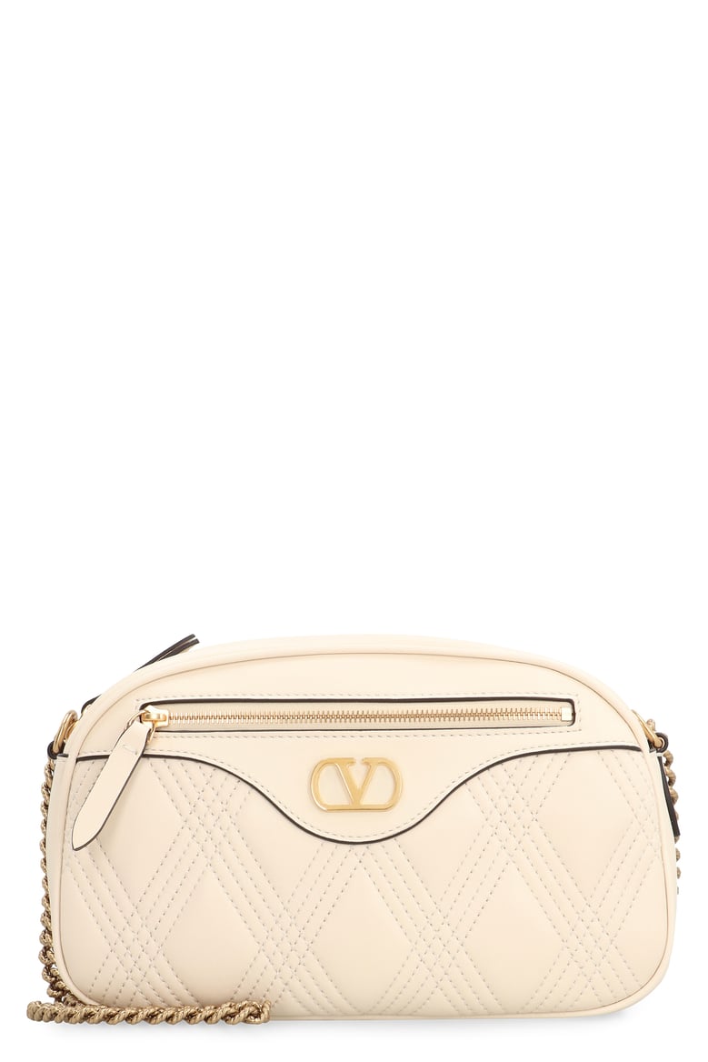 valentino quiltie 67 leather shoulder bag by Selfnex