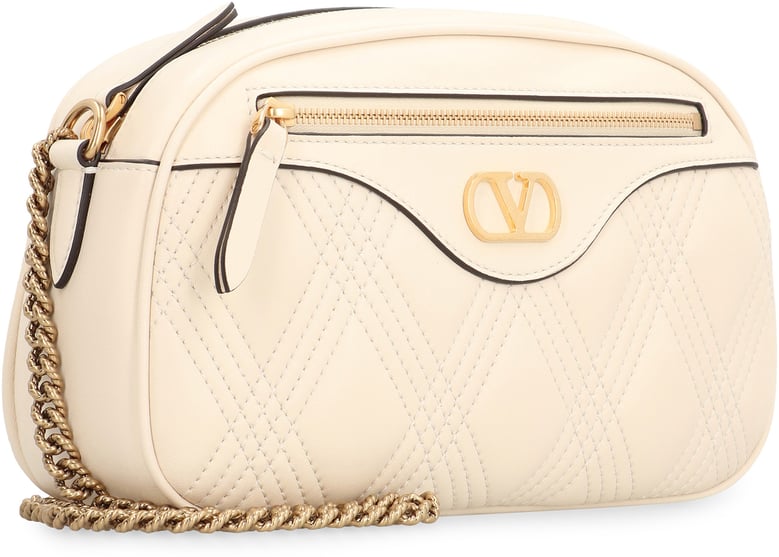 valentino quiltie 67 leather shoulder bag by Selfnex
