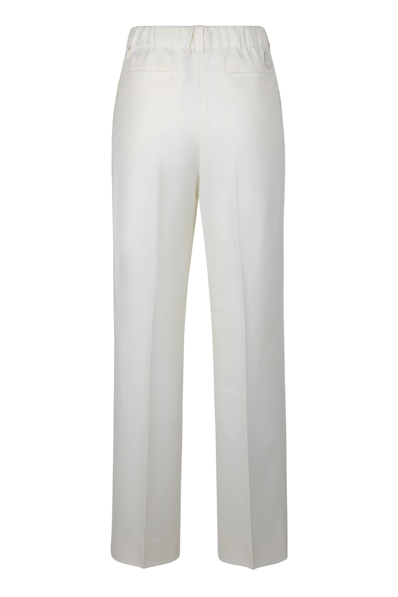 trousers in wool gabardine white by Selfnex