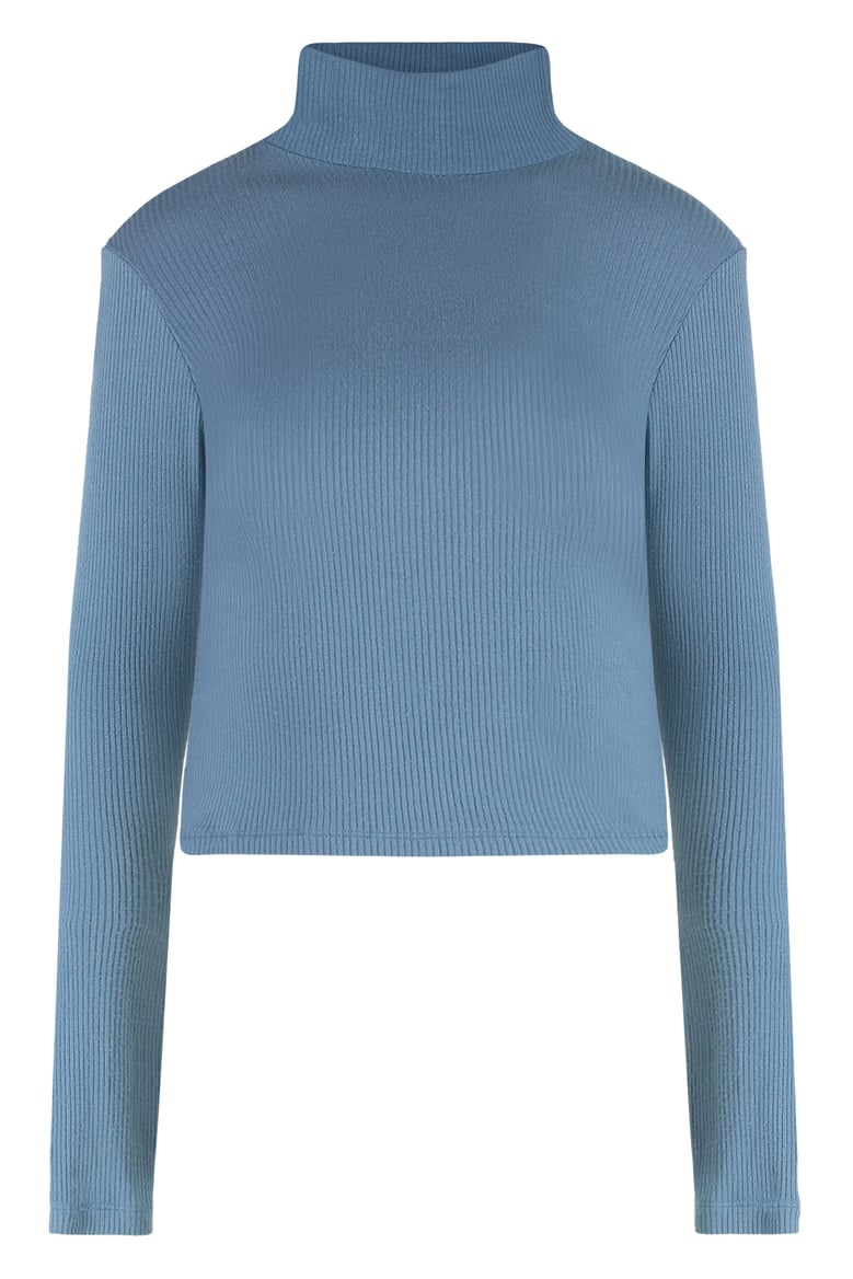hailey ribbed turtleneck sweater by Selfnex
