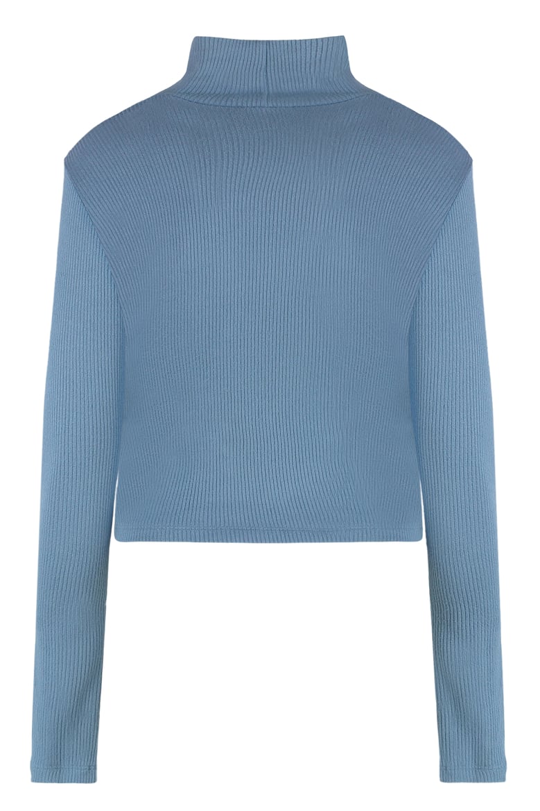 hailey ribbed turtleneck sweater by Selfnex