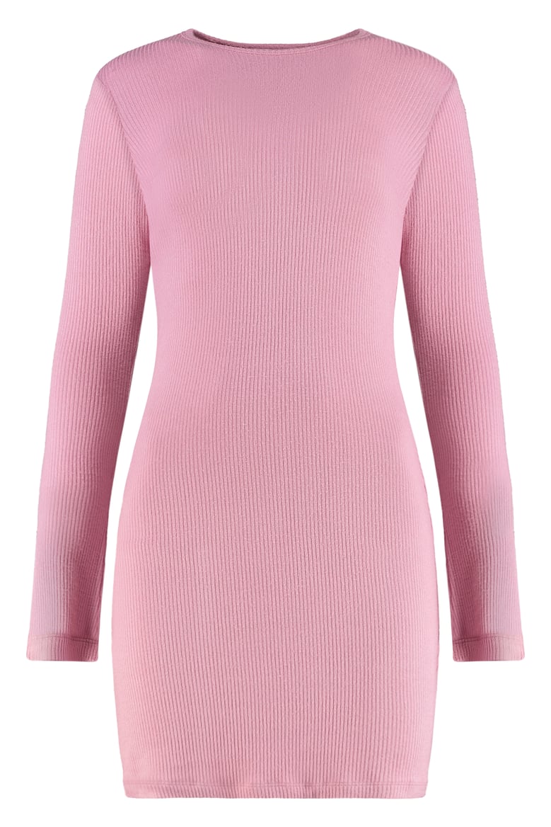 kelly ribbed knitted dress by Selfnex