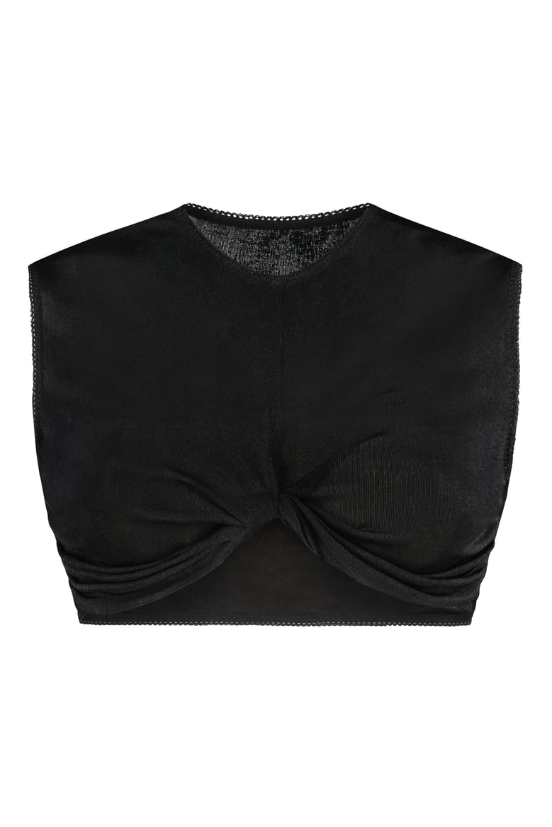 crop top black by Selfnex
