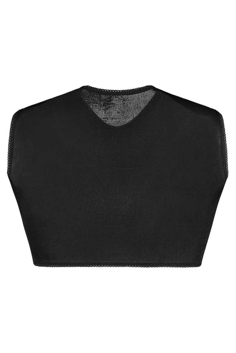 crop top black by Selfnex