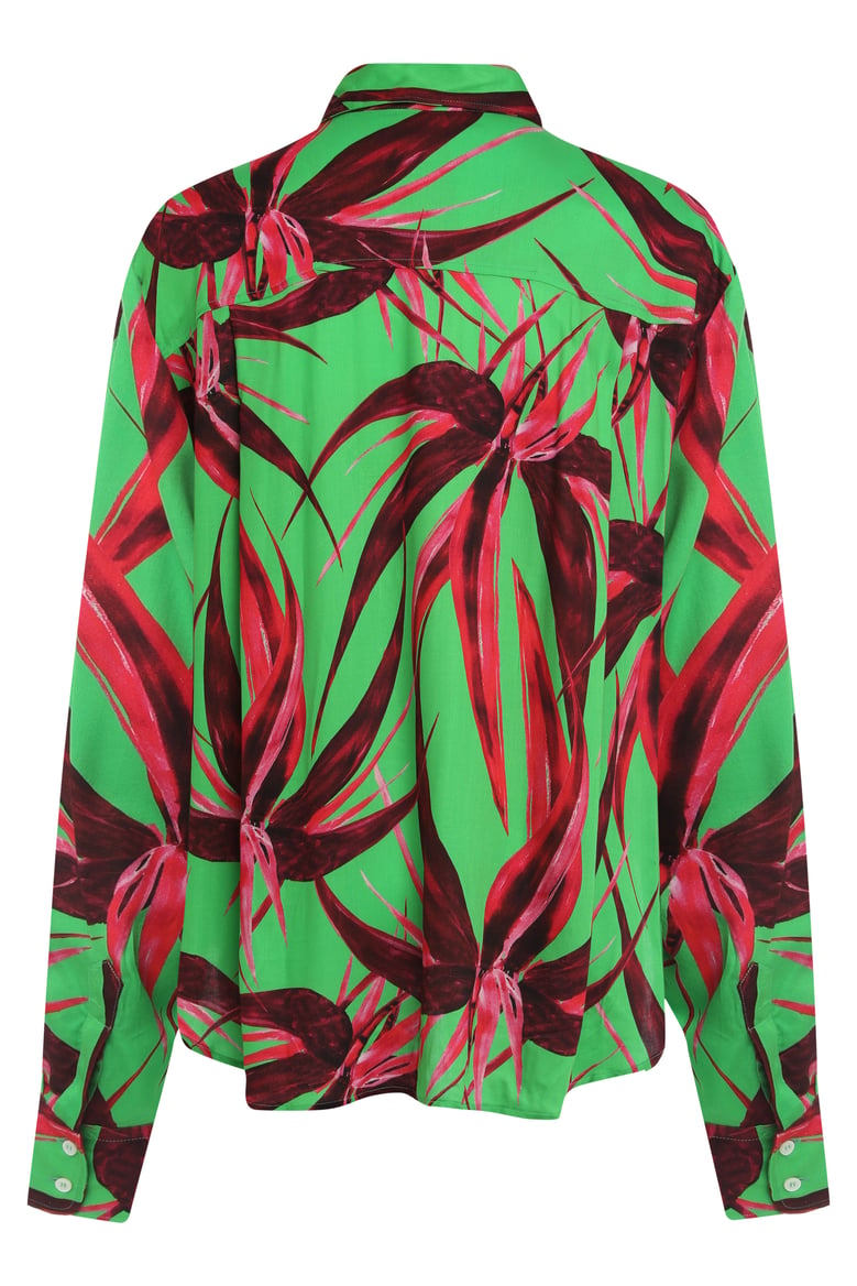 printed viscose shirt by Selfnex