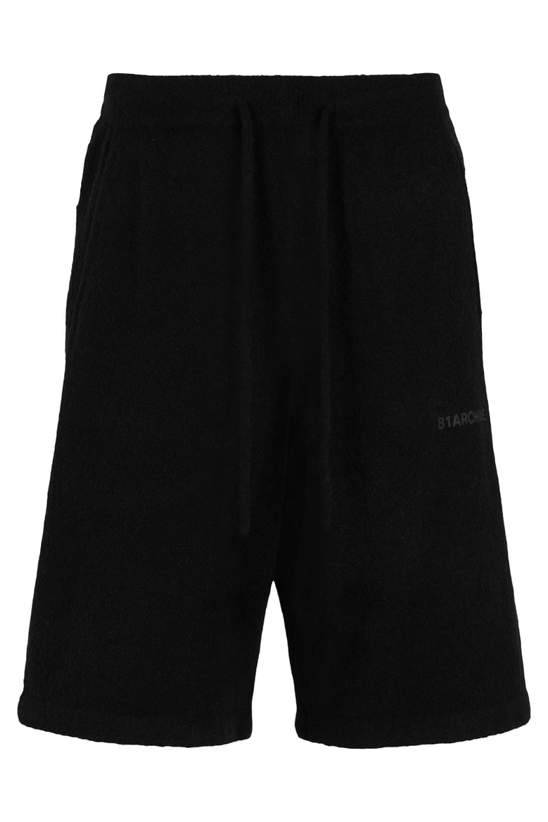 wool blend bermuda shorts by Selfnex