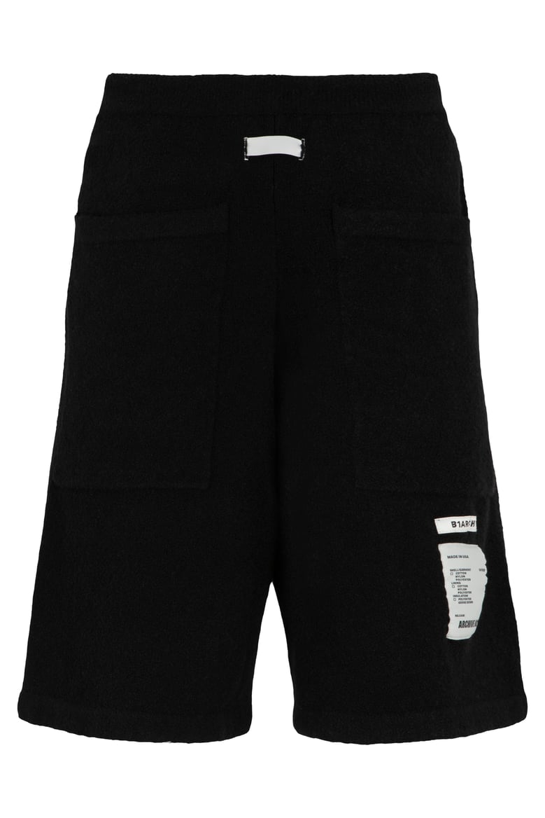 wool blend bermuda shorts by Selfnex
