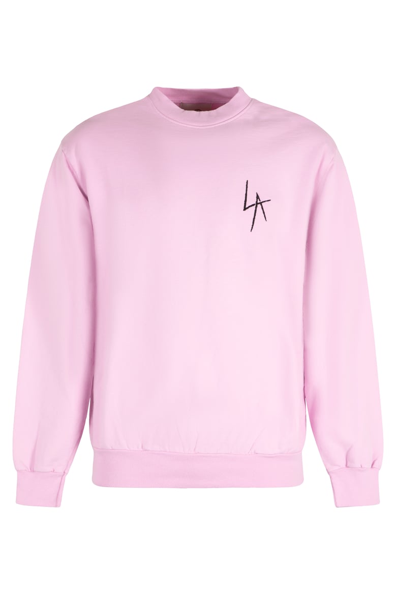 crew-neck cotton sweatshirt by Selfnex