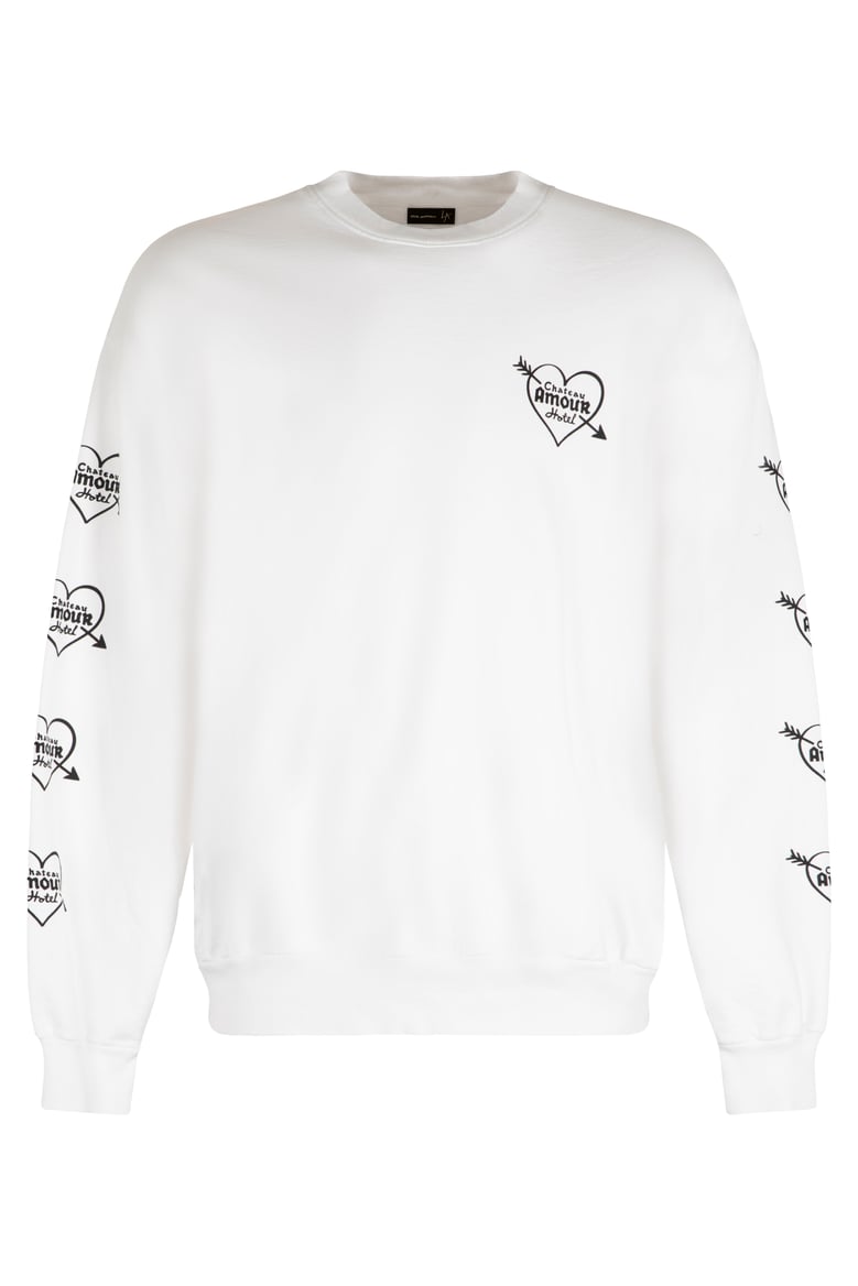 cotton crew-neck sweatshirt by Selfnex
