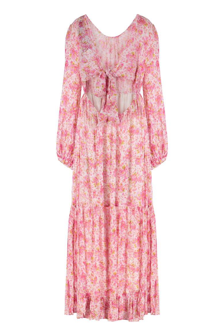 floral viscose dress by Selfnex