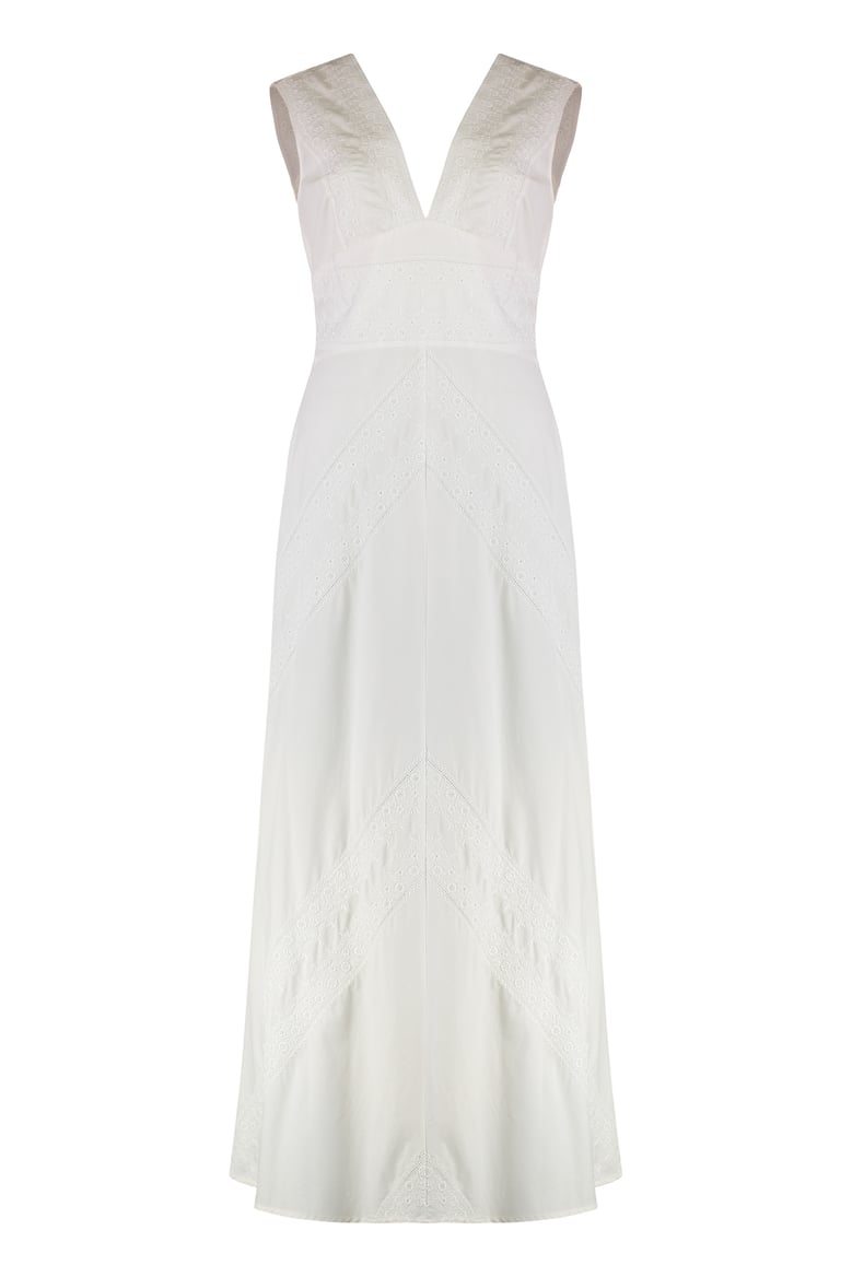 cotton dress with lace details by Selfnex