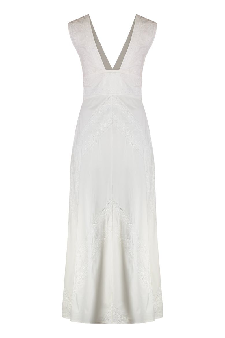 cotton dress with lace details by Selfnex