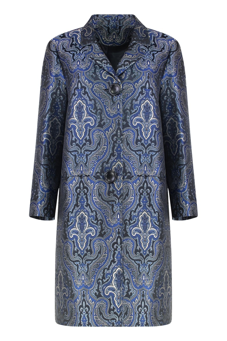 jacquard viscose coat by Selfnex