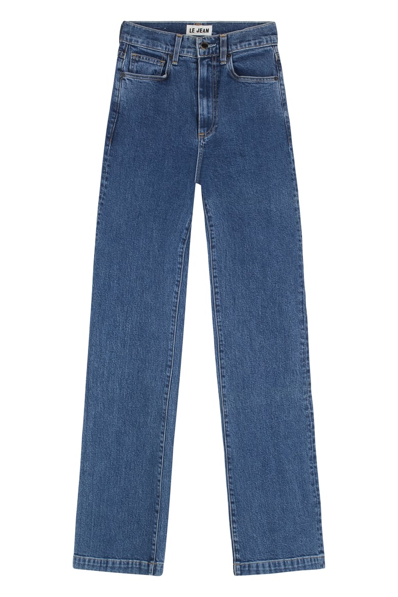 straight leg denim jeans by Selfnex