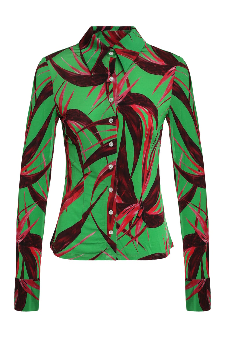 printed viscose blouse by Selfnex