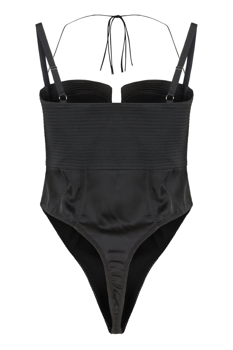 satin body with adjustable straps by Selfnex