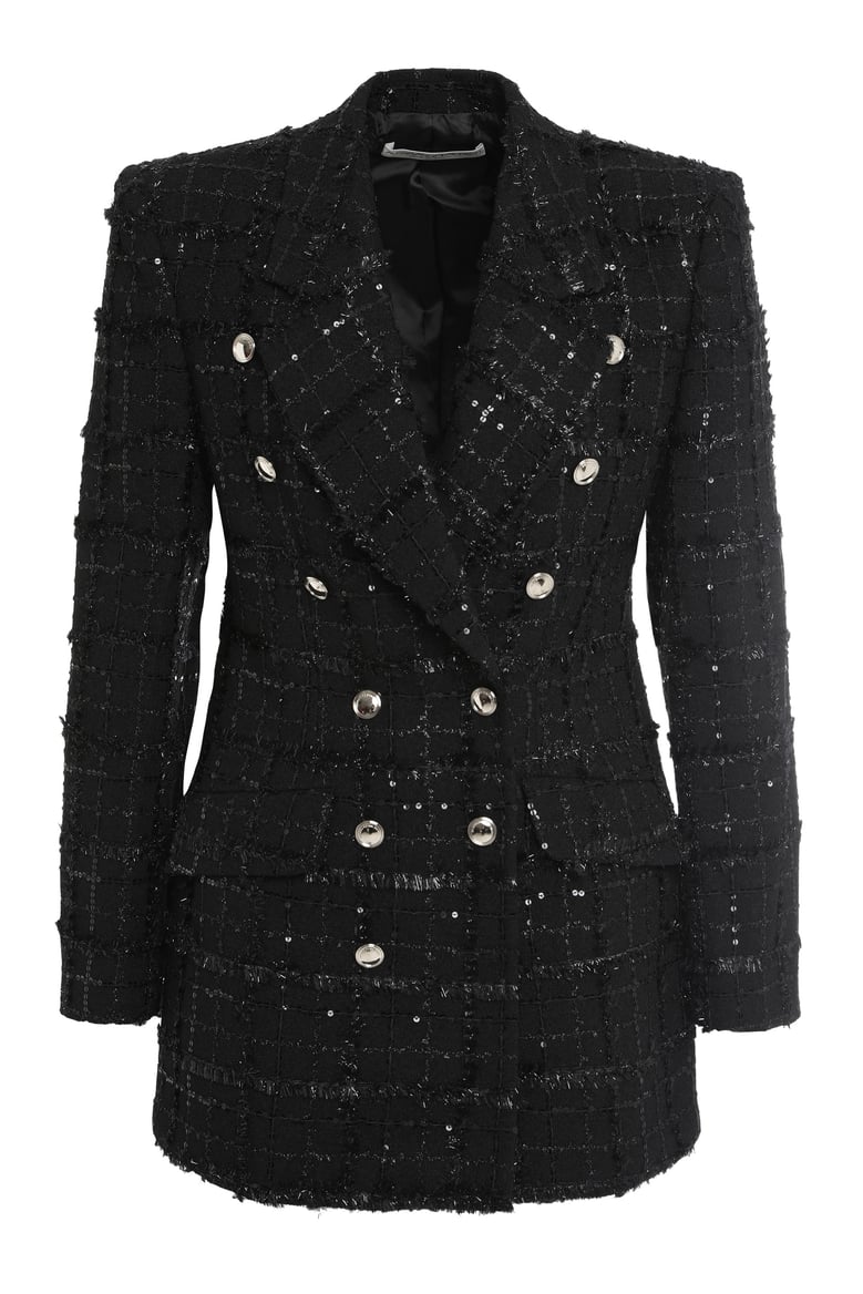 double-breasted black jacket by Selfnex