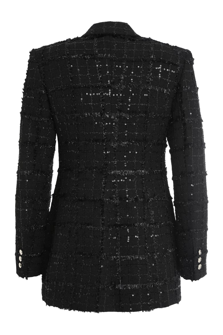 double-breasted black jacket by Selfnex