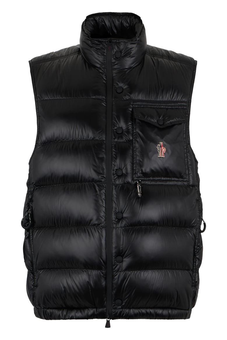 padded vest uychi black by Selfnex