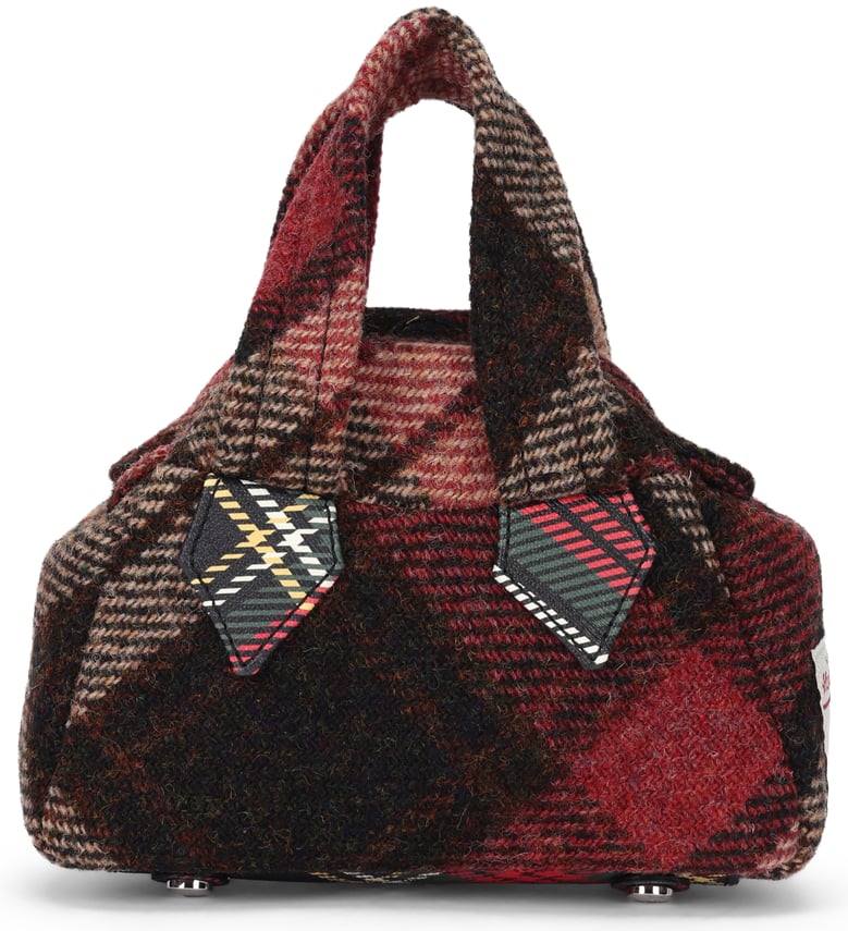 handbag in multicolour tweed wool by Selfnex