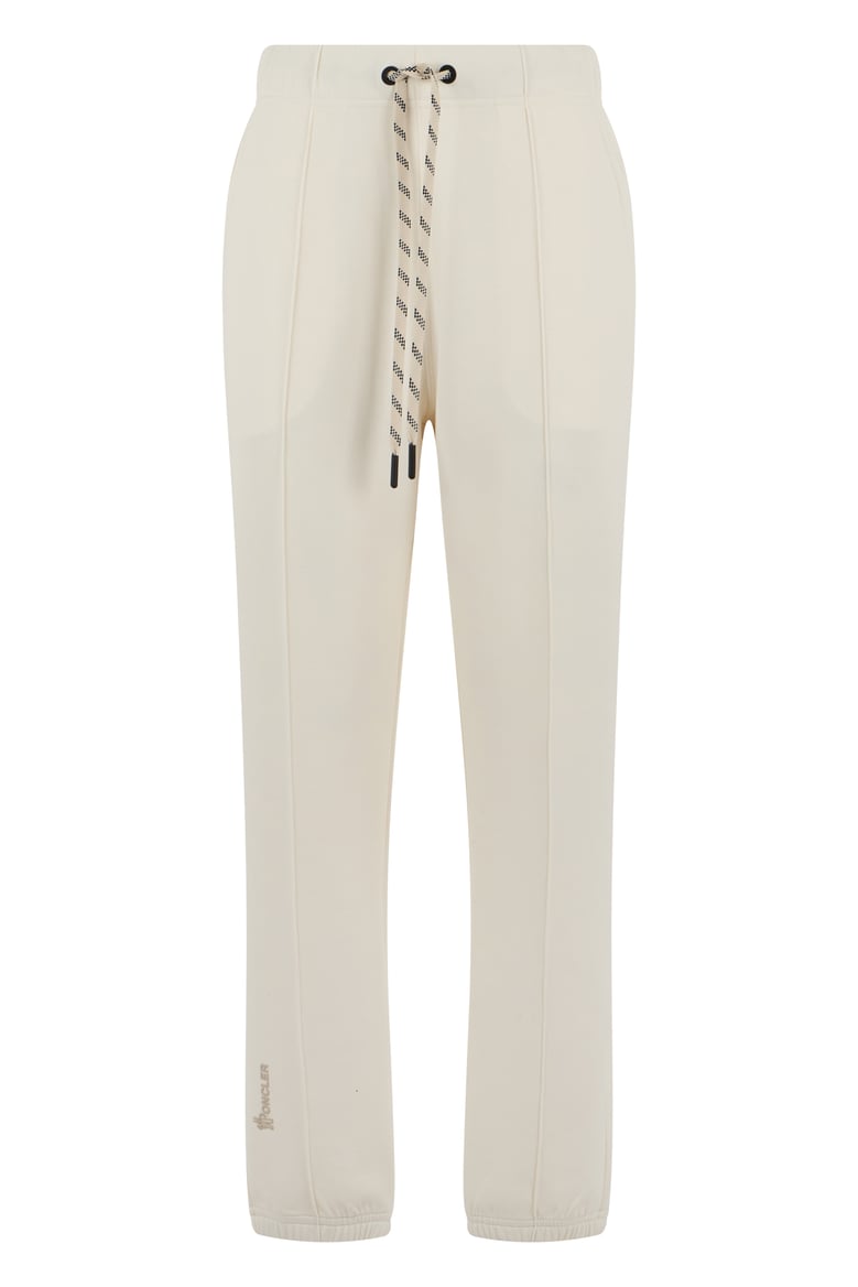high-waisted track trousers cream by Selfnex