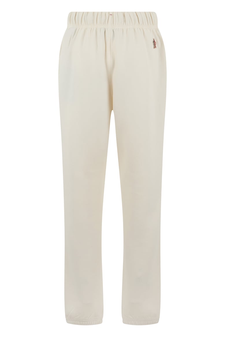 high-waisted track trousers cream by Selfnex