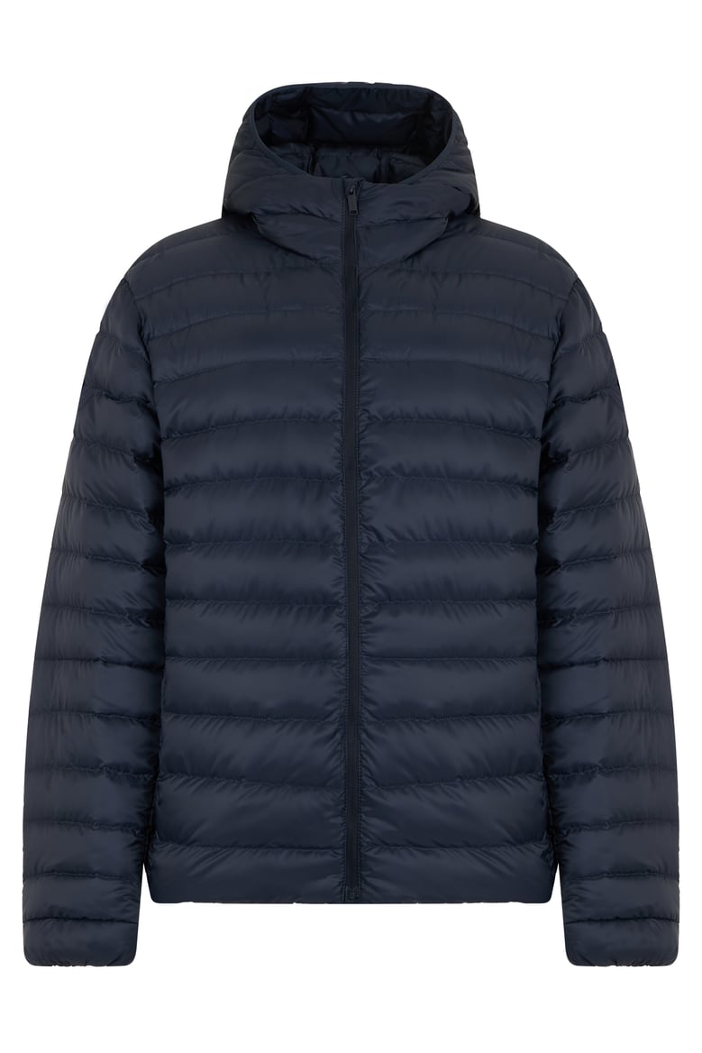 padded jacket with hood, blue by Selfnex