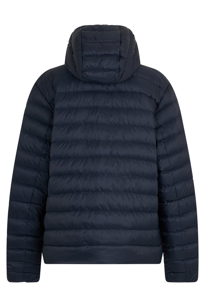 padded jacket with hood, blue by Selfnex
