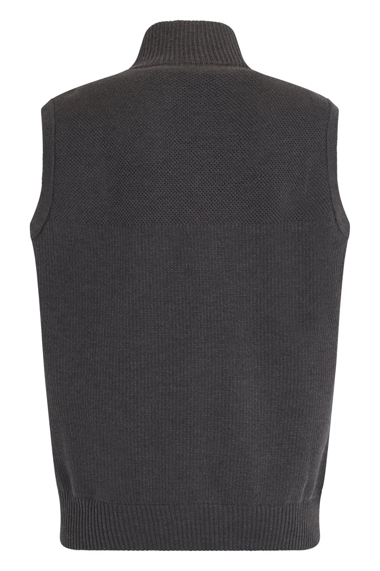 padded vest grey nylon by Selfnex