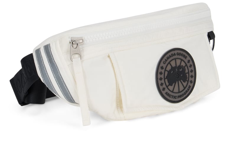belt bag technical fabric white by Selfnex