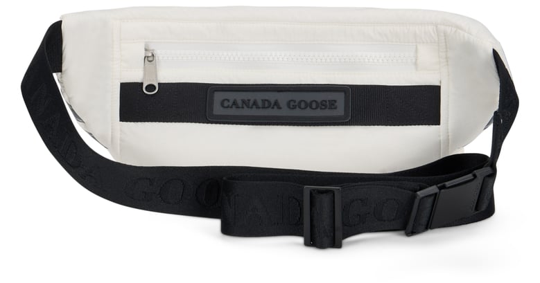 belt bag technical fabric white by Selfnex