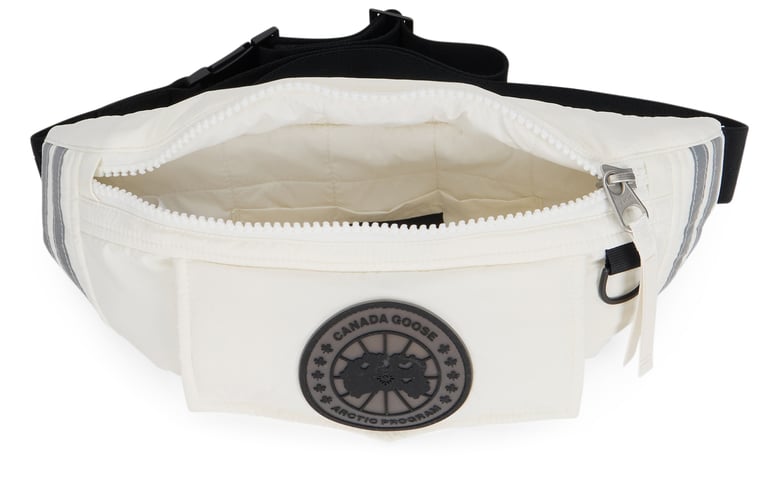 belt bag technical fabric white by Selfnex