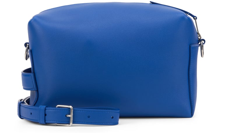 shoulder bag take away blue leather by Selfnex