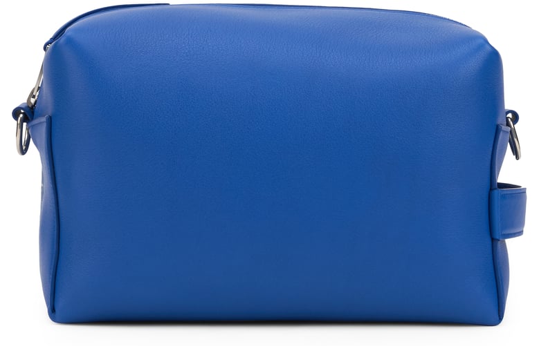 shoulder bag take away blue leather by Selfnex