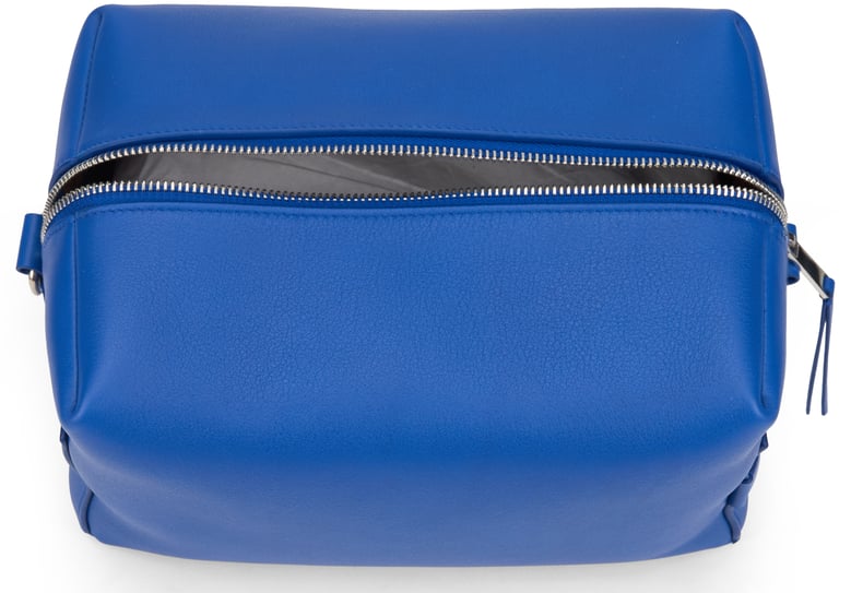 shoulder bag take away blue leather by Selfnex