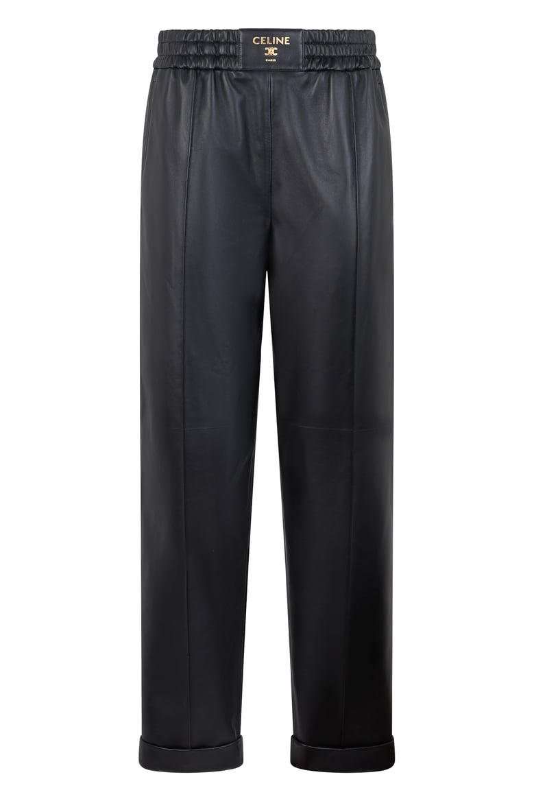 trousers lambskin black by Selfnex