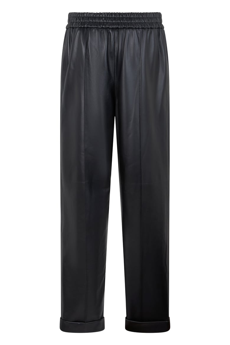 trousers lambskin black by Selfnex